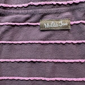 Matilda Jane Friends Forever Constance Ruffled Leggings Girls Pink Striped ~ 10